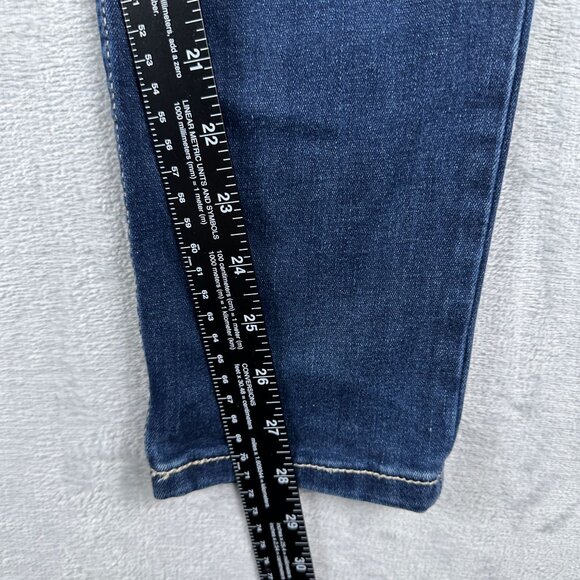 Levi's Bold Curve Skinny Jeans Medium Wash Denim Women's Blue Size 5 - Picture 8 of 10
